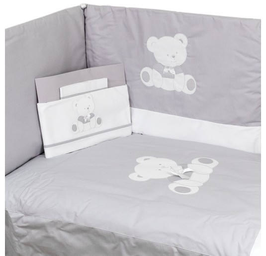 Duvet cover + cot bumper + cot bed sheets Baby Bear 6005T 2
