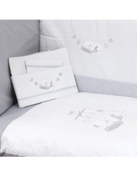 My Friend - Duvet cover with cot bumper and cot bed sheets