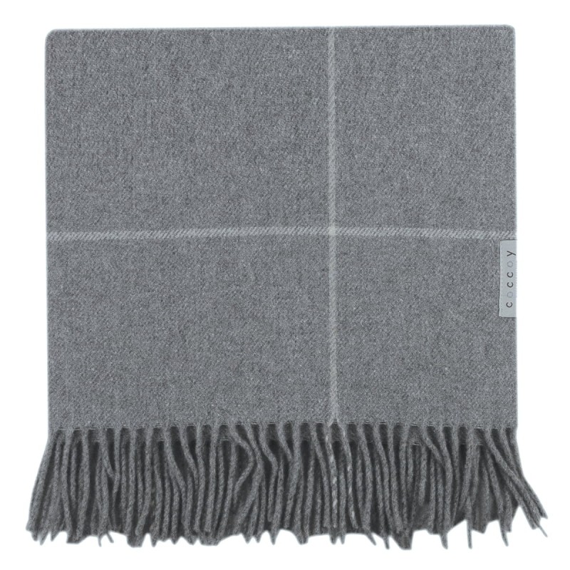 Timeless - Plaid In Lana & Cotone con frange by Coccoy 130x180cm