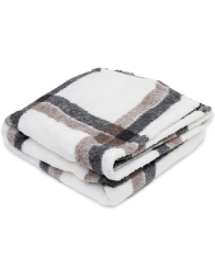 Zurigo - plaid in pile con borsa in feltro 130x160 cm