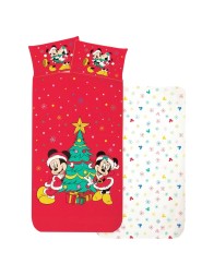 Topolino & Minnie - set lenzuola natalizio 1 posto Disney 524903