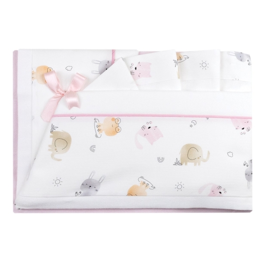 Earthkeep Set 5 Lenzuola Con Angoli Per Culla In Cotone Biologico - Universali 81x40x10 Cm, Grigio