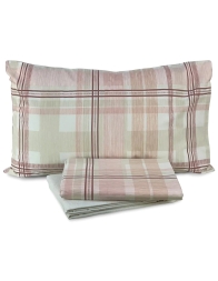 Clori - flannel double size bed sheet set