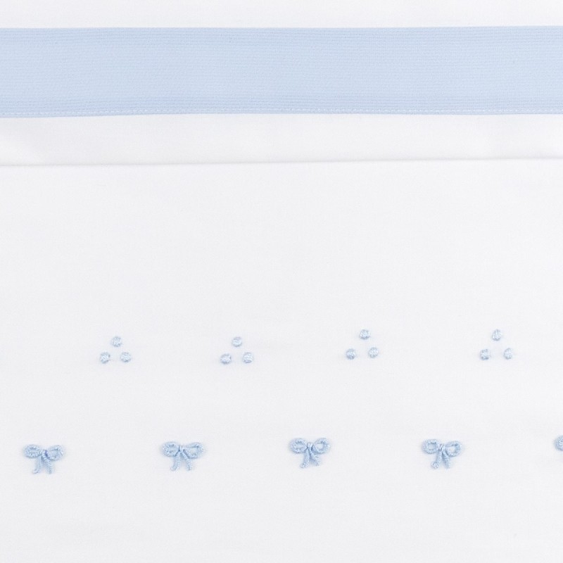 Cradle sheet set embroidered by hand LC45336AZ