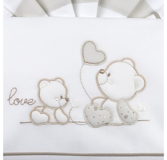 Cot bed sheet set by Corredino 04259TT 2