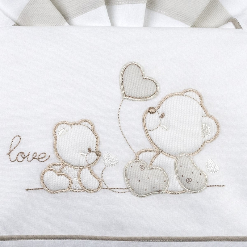 Cot bed sheet set by Corredino 04259TT