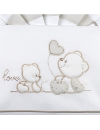 Cot bed sheet set by Corredino 04259TT