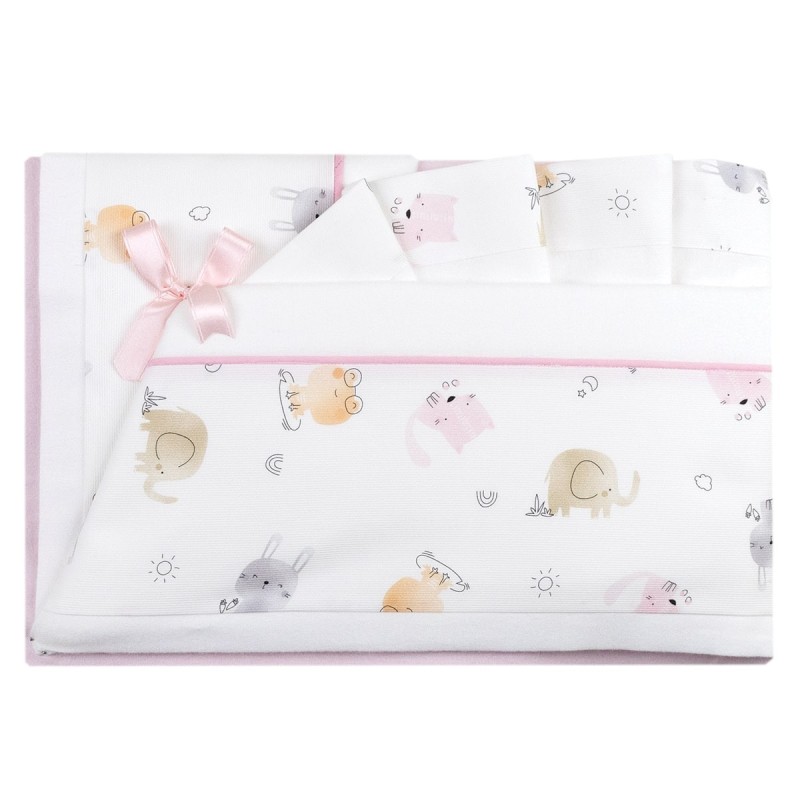 Flannel cradle bed sheet set by Corredino FLC45403RR