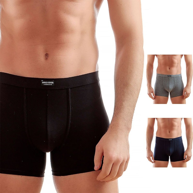 3-pack bielastic cotton boxer Enrico Coveri EB1002