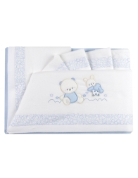 Flannel cradle bed sheet set by Fiorellino FLC44002PR