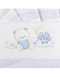 Flannel cradle bed sheet set by Fiorellino FLC44002PR