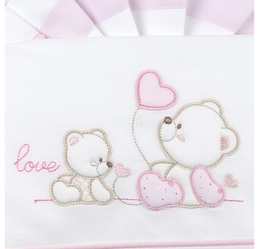 Cot bed sheet set by Corredino 04259AZ 2
