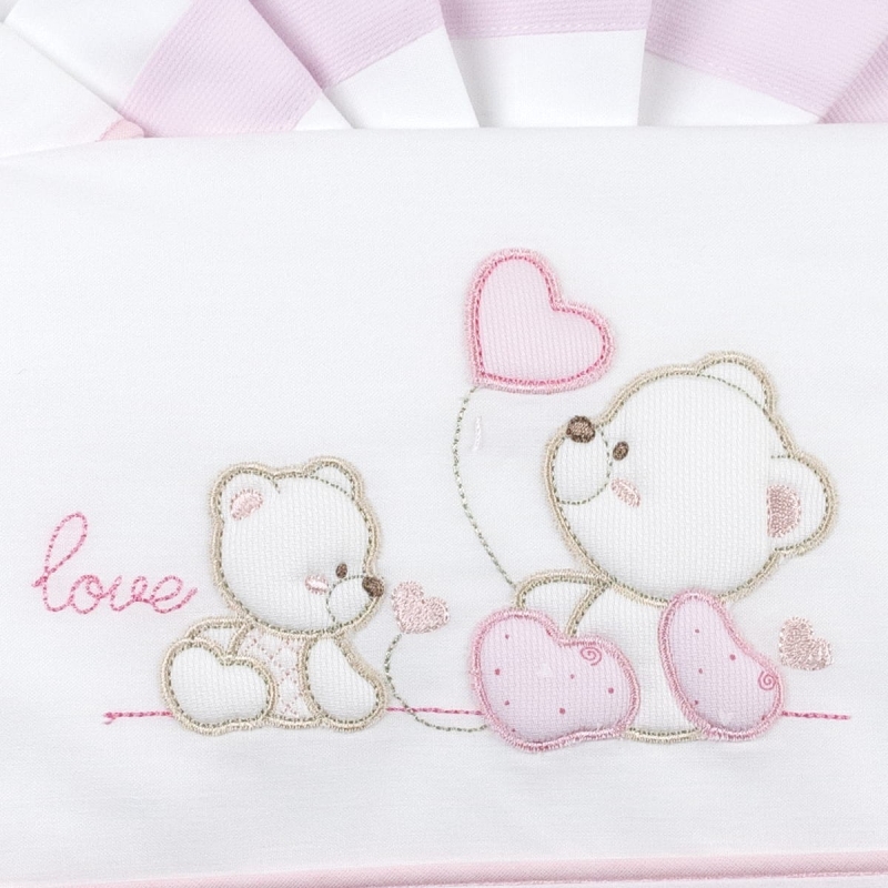 Cot bed sheet set by Corredino 04259AZ