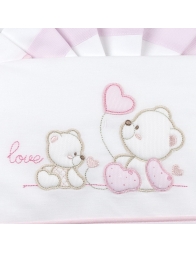 Cot bed sheet set by Corredino 04259AZ