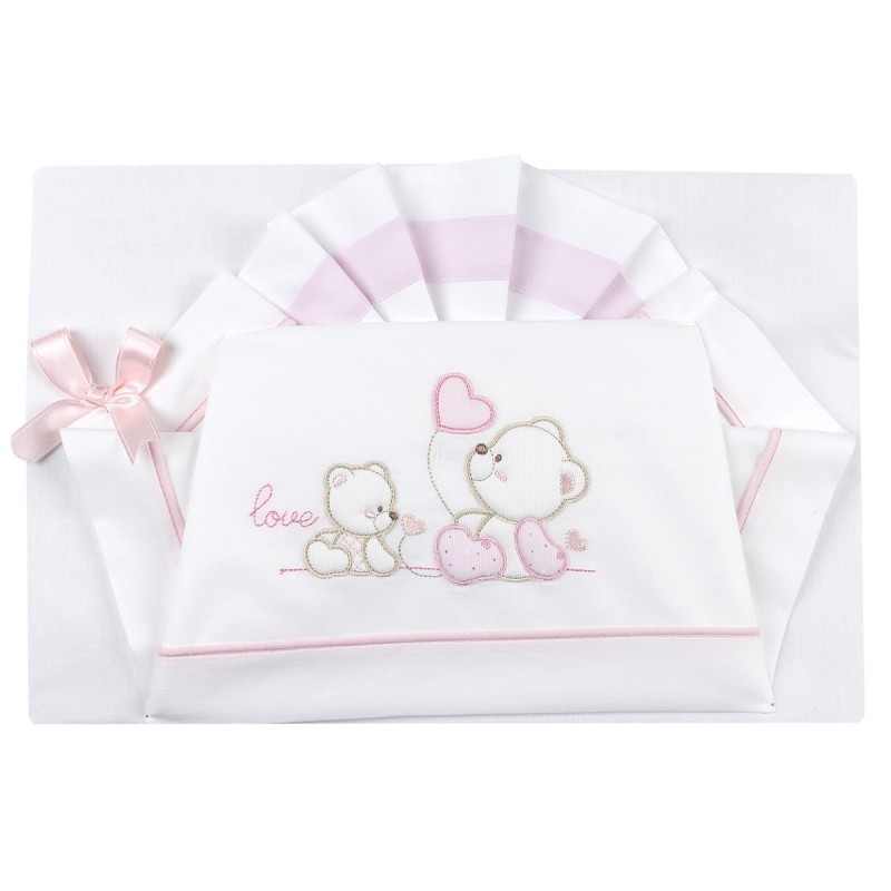 Set lenzuola per culla lettino by Corredo Italiano CI04259AZ