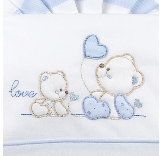 Cot bed sheet set by Corredino 04259AZ 2