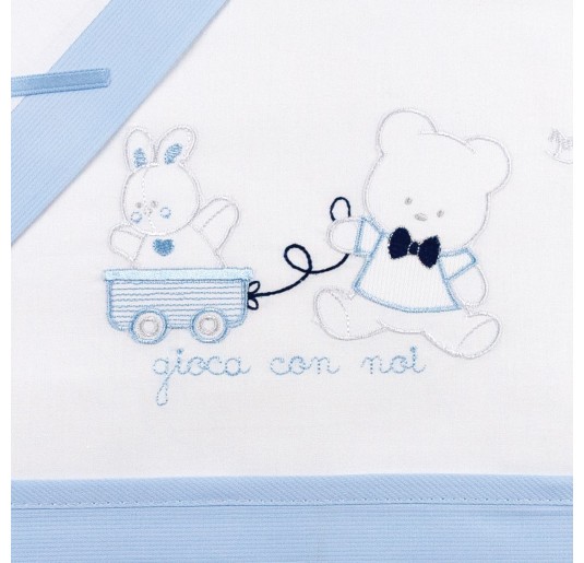 Gioca con noi - Set lenzuola culletta carrozzina Mio Piccolo LC871AZ 2