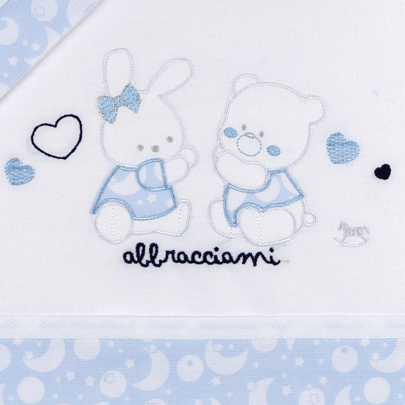 Cradle sheet set cotton by Mio Piccolo LC874AZ