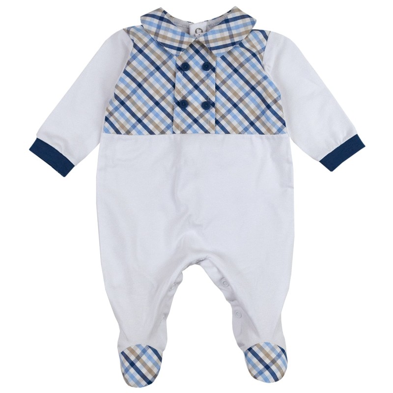 Newborn jumpsuit in jersey cotton by Le Chicche TU2921