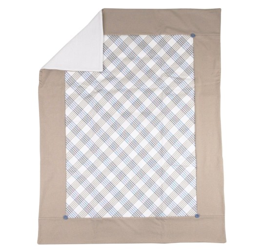 Copertina in Cotone per culletta con bottoncini by Le... 2