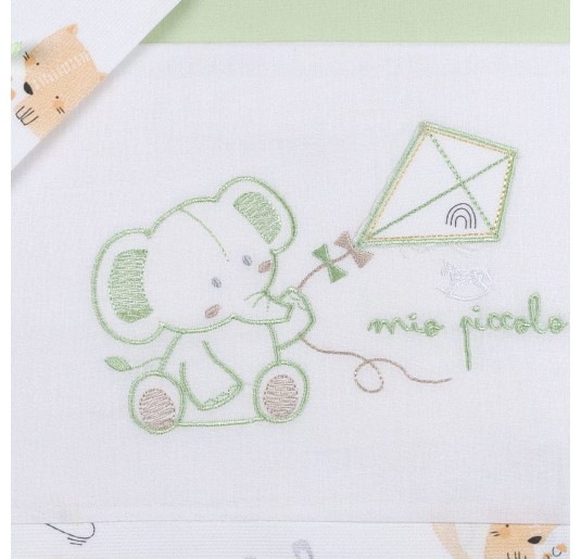 Elefantino - Set lenzuola culletta e carrozzina Mio... 2