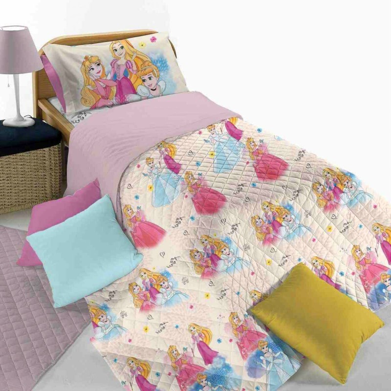 Princess - single bed quilted bedspread Disney 051099