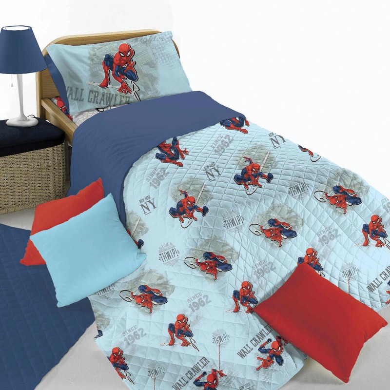 Spiderman - Quilted bedspread single bed Marvel 051051