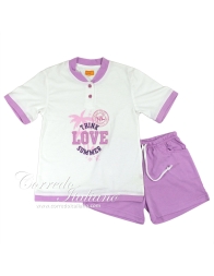 Girls’ Short Cotton Pajamas - FE1128 - Kids