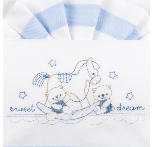 Cradle bed sheet set rocking horse 03254AZ 2