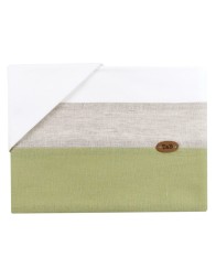 Coordinato 6 pezzi corredino neonato misto lino Teneri & Belli T153