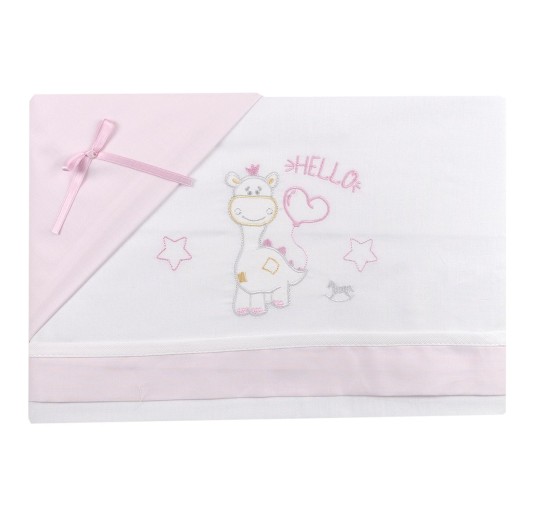 Cot bed sheet set Mio Piccolo LL860RR