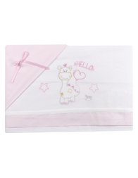 Cot bed sheet set Mio Piccolo LL860RR