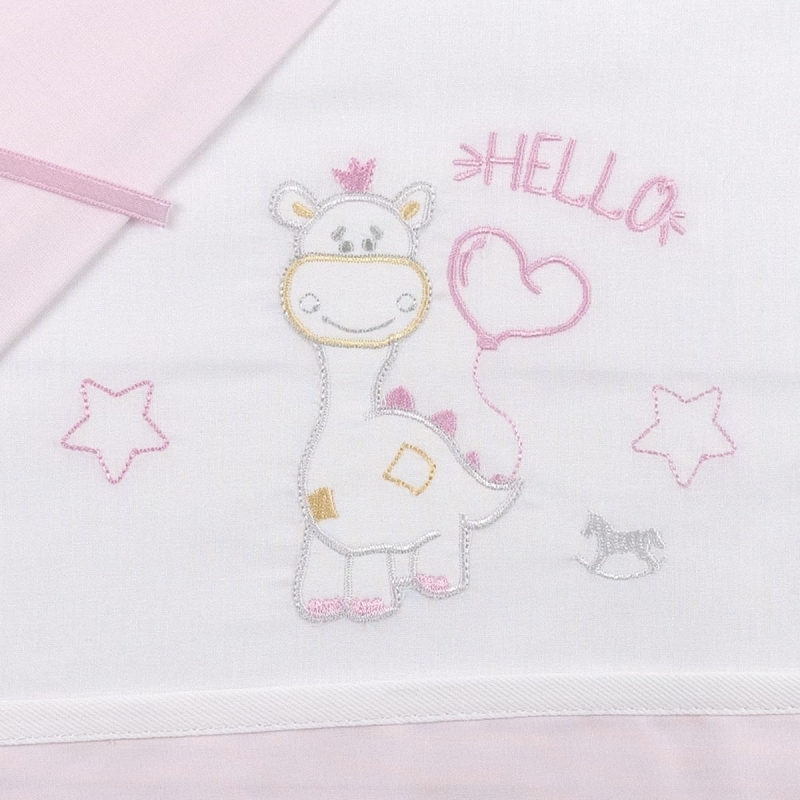 Cot bed sheet set Mio Piccolo LL860RR