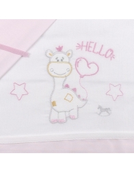 Cot bed sheet set Mio Piccolo LL860RR
