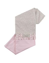 Copertina cotone per culletta con fiorellini