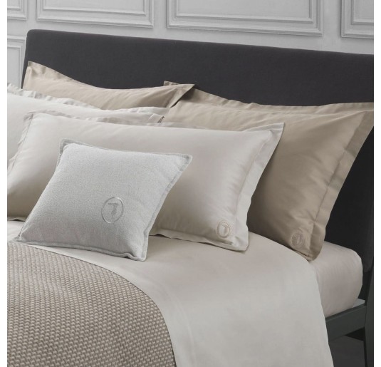 Logo Line - double size bed sheets satin cotton by Trussardi Home 2