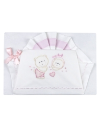 Set lenzuola per culla lettino La Fatina 04271BR