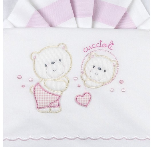 Cot bed sheet set La Fatina 04271BR 2