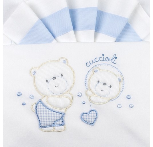 Cot bed sheet set La Fatina 04271AZ 2