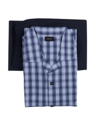 Pigiama aperto avanti Perofil cotone popeline