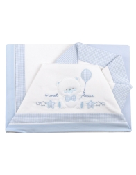 Set lenzuola per lettino baby Bruco Bruco EL1940AZ