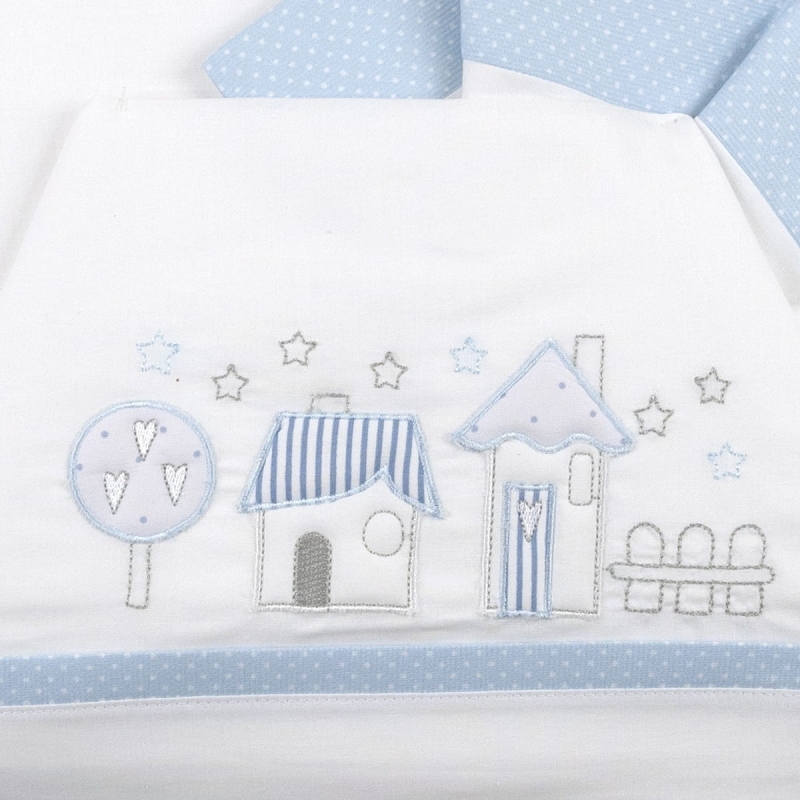 Set lenzuola per lettino baby Bruco...