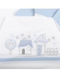 Cot sheet set next to me Bruco Bruco NEX1923AZ