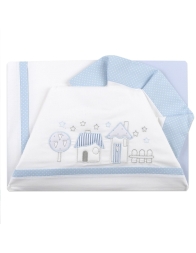 Set lenzuola per lettino baby Bruco Bruco EL1923AZ