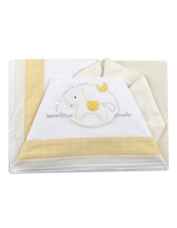 Set lenzuola per lettino baby Bruco Bruco EL1869GG