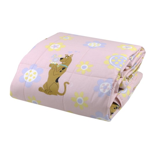 Scooby Doo Flowers - single bed quilted bedspread by... 2