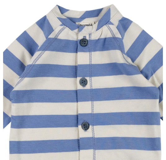 Tutina a righe in cotone jersey Coccode' C57021 2
