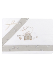 Happy Life - Cot bed sheet set by Mio Piccolo LL893PA