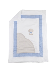 Coordinato 6 pezzi corredino neonato misto lino Teneri & Belli T157