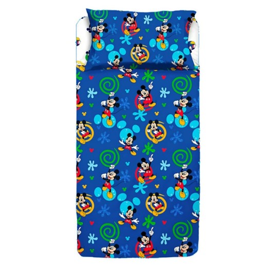Mickey Mouse - single bed sheet set 051006 2